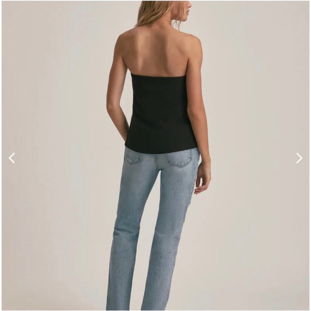 New Favorite Daughter The Olivia Black Bustier Top S - Picture 3 of 6